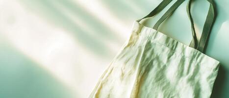 Cotton Tote Bag With Sunlight Effect photo