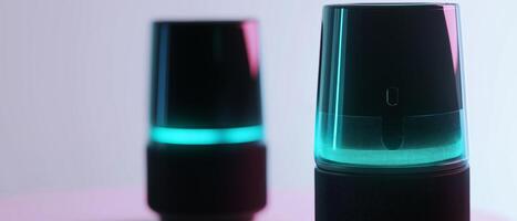 Smart Home Speakers With Ambient Lighting photo