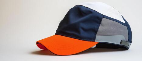 Modern Baseball Cap Isolated On White photo