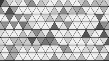 Abstract grey glossy triangles texture video