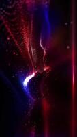 A calming virtual background of light waves creates an atmosphere of creativity and self-confidence. video