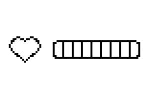 Pixel Game UI Element that Enhance Interactive Design Experiences vector