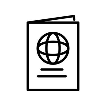 Contract line icon. symbol in trendy flat style on white background. Web sings for design. vector