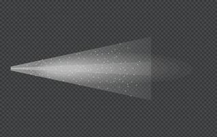 Water spray white smoke or fog dust and dots, mist of atomizer. Trigger Sprayer effect with spray or stream nozzles. Abstract dots clouds, blizzard. 3d elements illustration vector