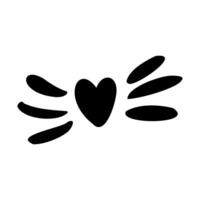 curl for lettering drawing vector