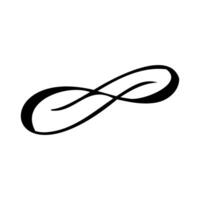 elegant curl for lettering sketch vector
