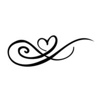 curl for lettering black and white sketch vector