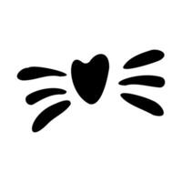 beautiful curl for lettering drawing vector