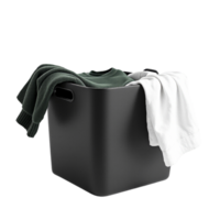 A black box with a towel and a green towel png