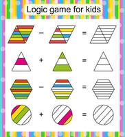 Find and draw the missing parts. Children activity page. Worksheet. vector