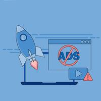 Ad blocking is a growing trend in the internet vector