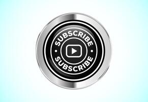 Subscribe button illustration, Button for channel subscribe, like, share. notification icon vector