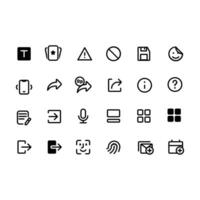 Edit Tools Graphic Bundle Action Icon vector