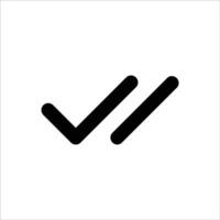 Action Double Check - Verified Symbol vector