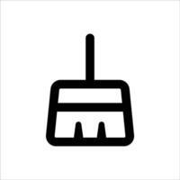 Action Broom - Clean Up Icon vector