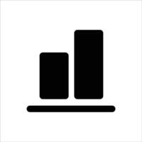 Format Align Bottom Filled Icon vector