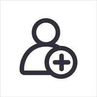 Add User Icon for Account Registration and Invitations vector