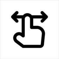 Gesture Based Navigation vector