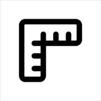 Ruler Corner Icon vector