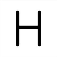 Height Type Icon vector