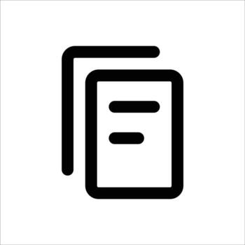 Action Copy - Duplicate Content Icon vector