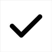 Check Icon - Simple Verification Symbol vector