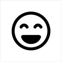 Smile Icon satisfication vector