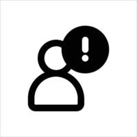 User Complaint Icon vector