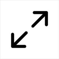 Expand Action Icon vector