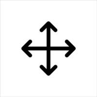 Move Action Icon vector