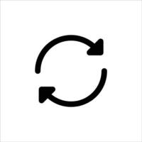 Rotation Action Icon vector