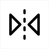 Flip Action Icon vector