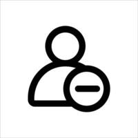 User Remove Icon vector