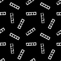 Seamless pattern of ink white prints stamps vector