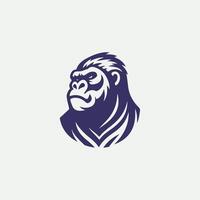 Thunderous Roar gorilla design vector