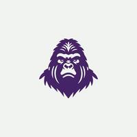Titan of Might gorilla design vector