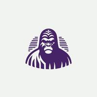 Storm King gorilla design vector