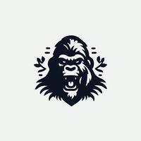 Mighty Fist gorilla design vector