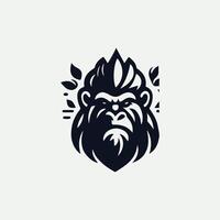 Roaring Titan gorilla design vector