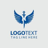 Thunder Wings Logo Design vector