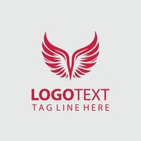 Soar Force Wings Logo Design vector