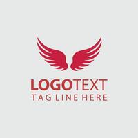Soar Fusion Wings Logo Design vector