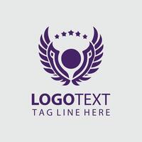 Winged Path Logo Design vector