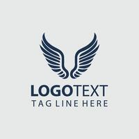 Feathered Flight Wings Design vector