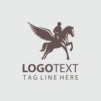 Trail Trotters Horse rider vector