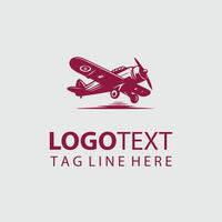 Horizons Vintage Plane Design vector