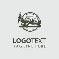 Aero Nostalgia Vintage Plane Design vector