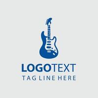 Strum Harmonics Guiter Logo Design vector