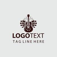 Tone Rise Guiter Logo Design vector