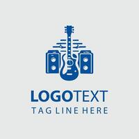 Ignite Strings Guiter Design vector